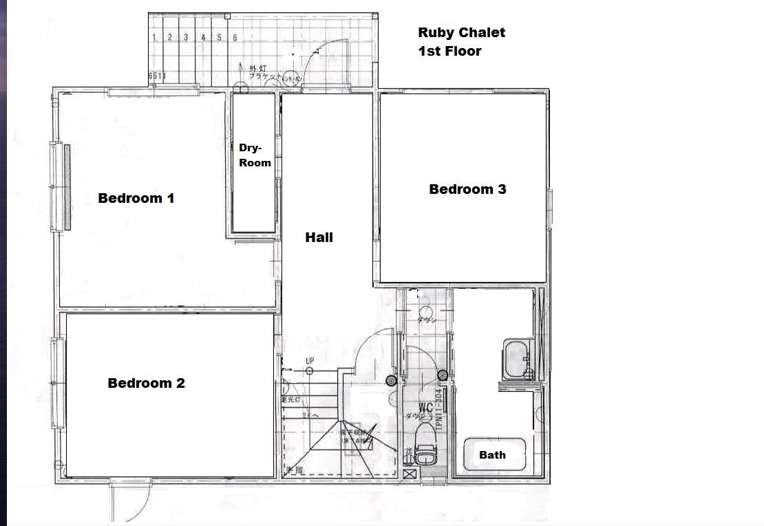 Ruby Chalet floor plans 1