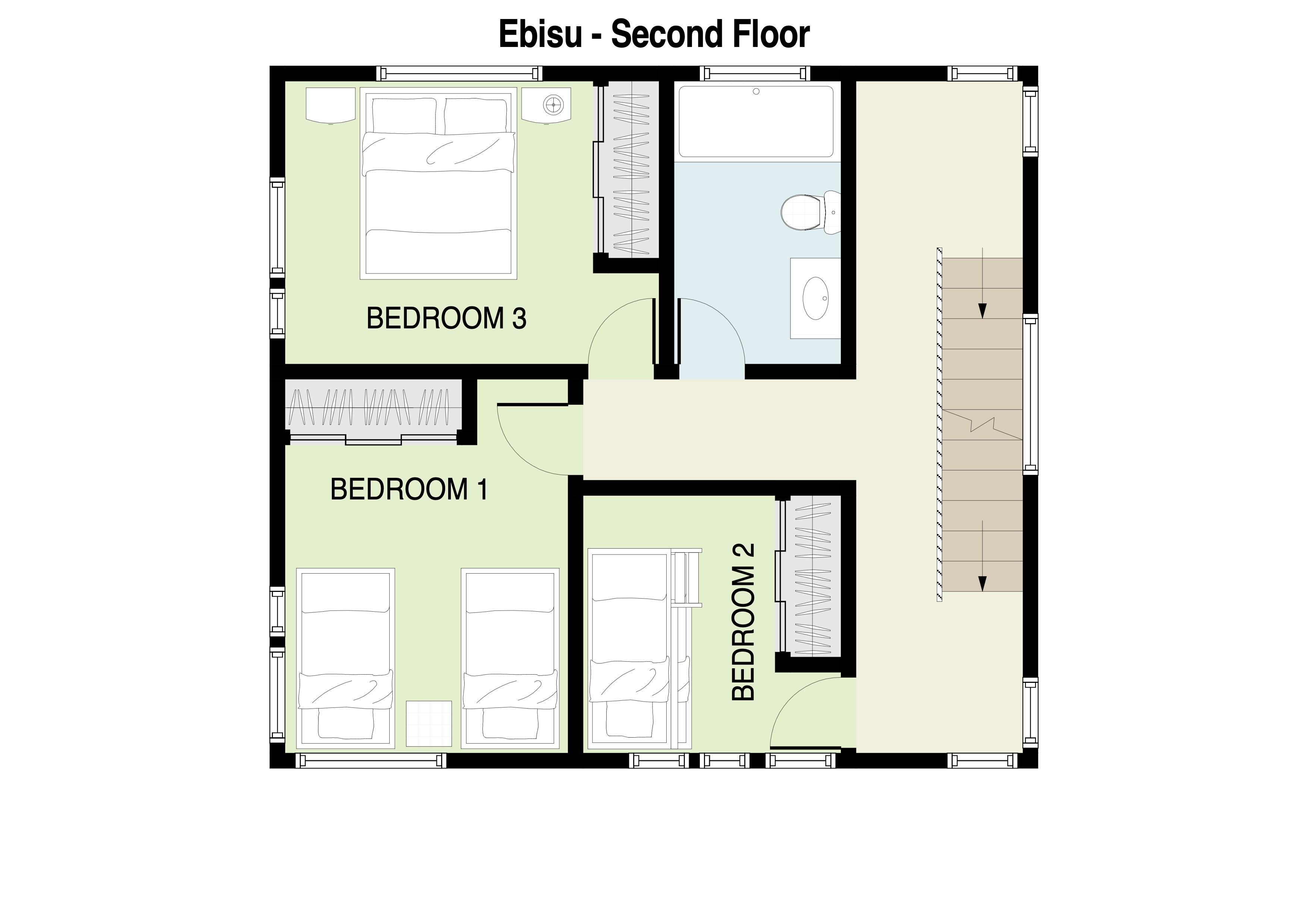Ebisu 2nd Floor Plan