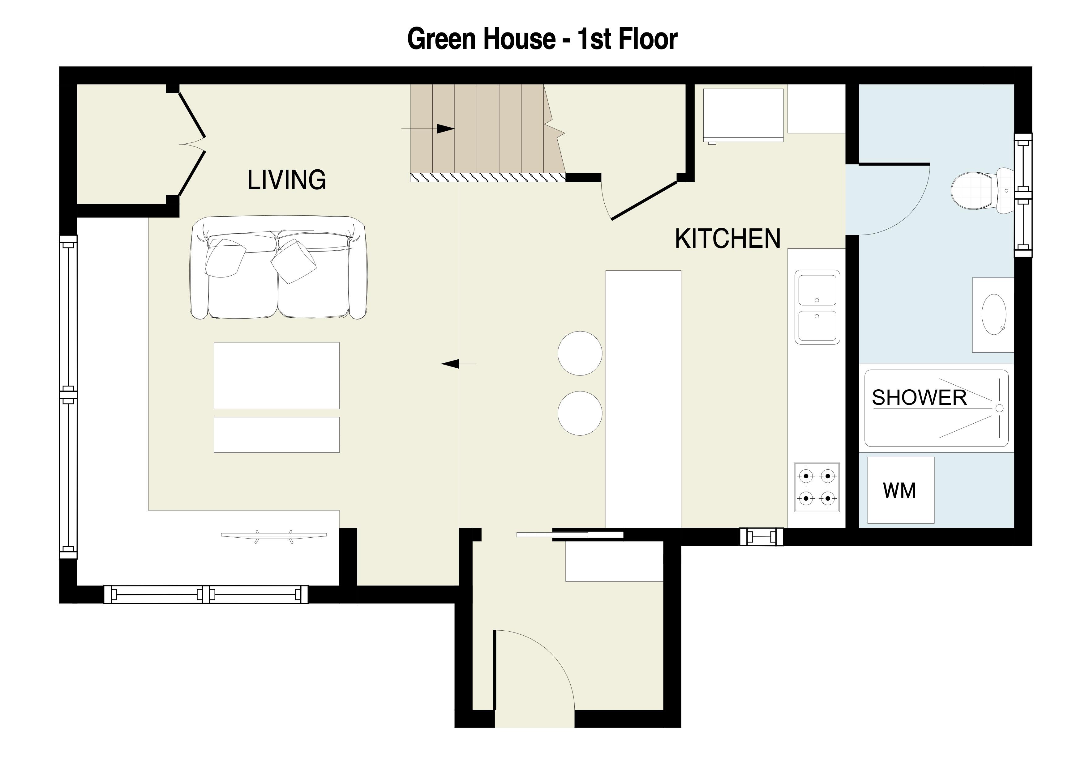 Green House 1st Floor Plan