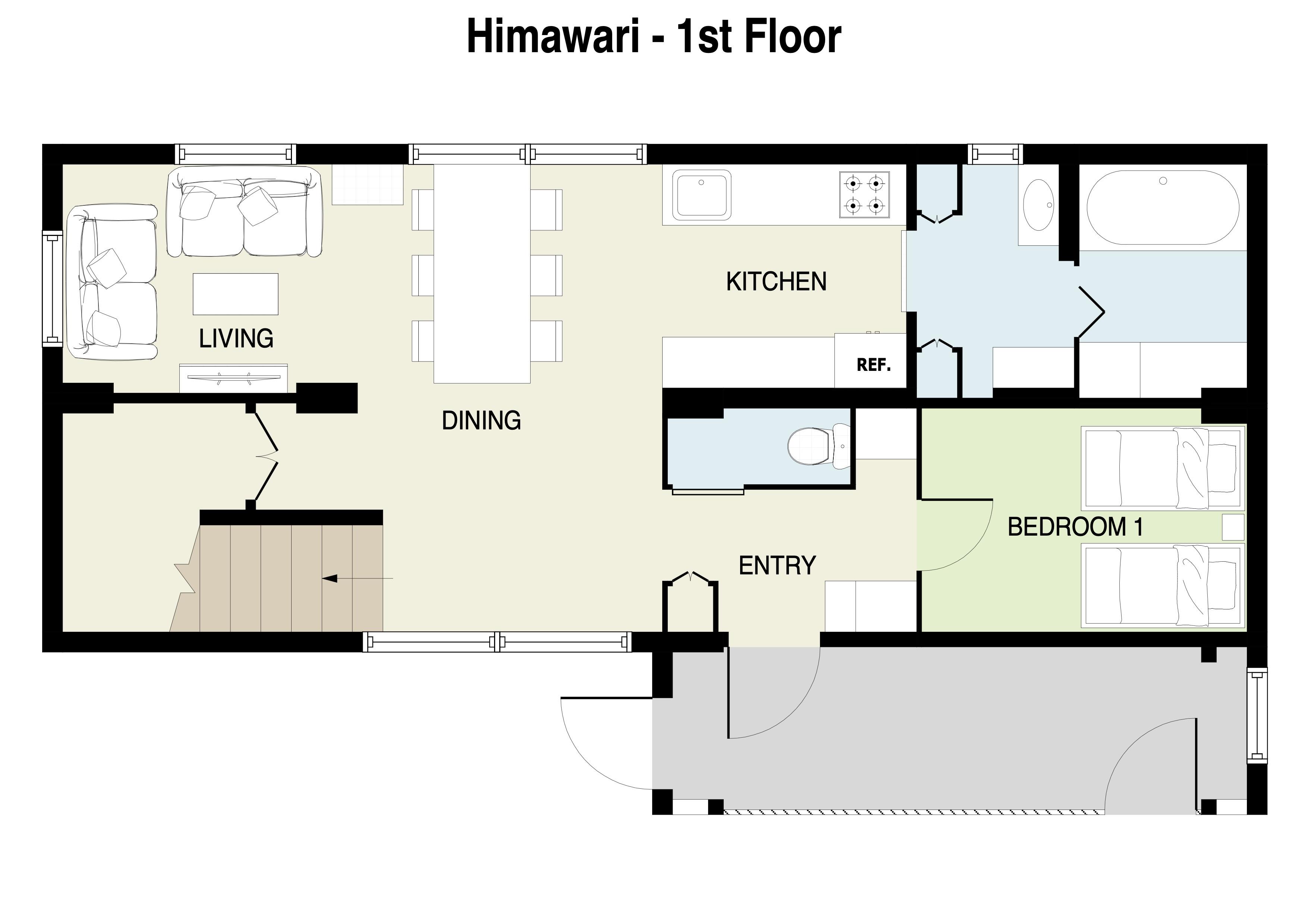 Himawari 1st Floor Plan