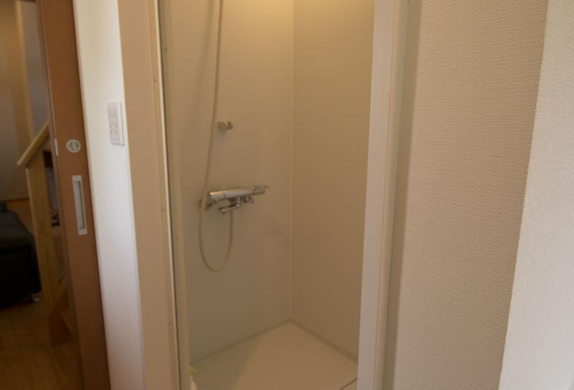 shower in Snowbird apartment