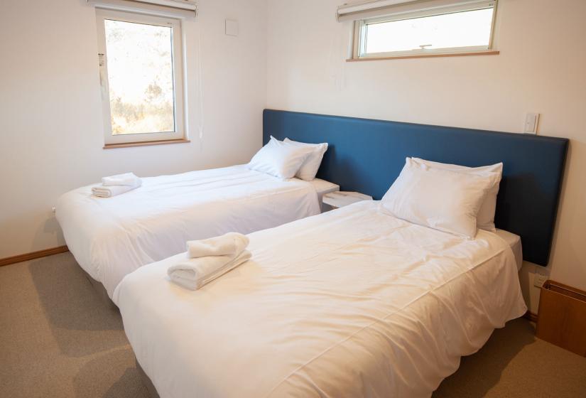 Two single beds
