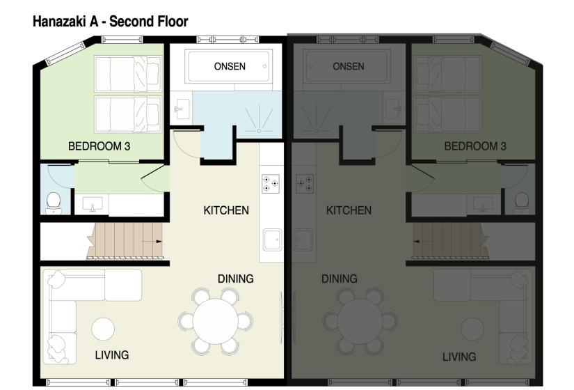 A second floor floor plan